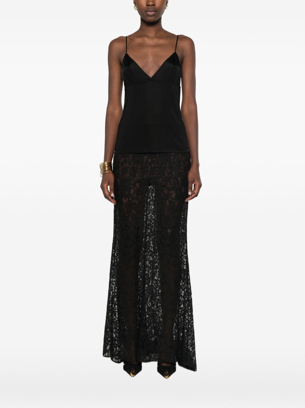 Saint Laurent Women Saint V-Necked Top