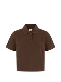 Saint Laurent Women Cotton Polo Shirt
