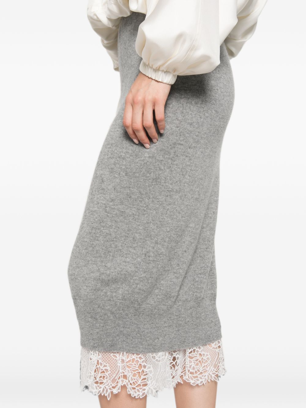 ERMANNO SCERVINO Ermanno Scervino Women Cashmere Midi Skirt