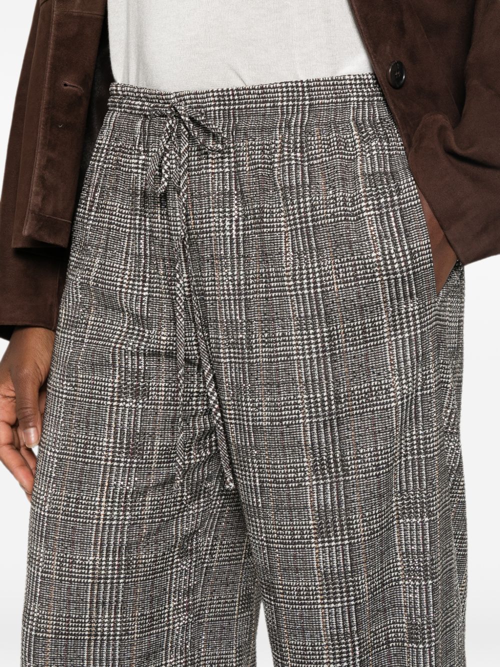Ermanno Scervino Women Checked Trousers