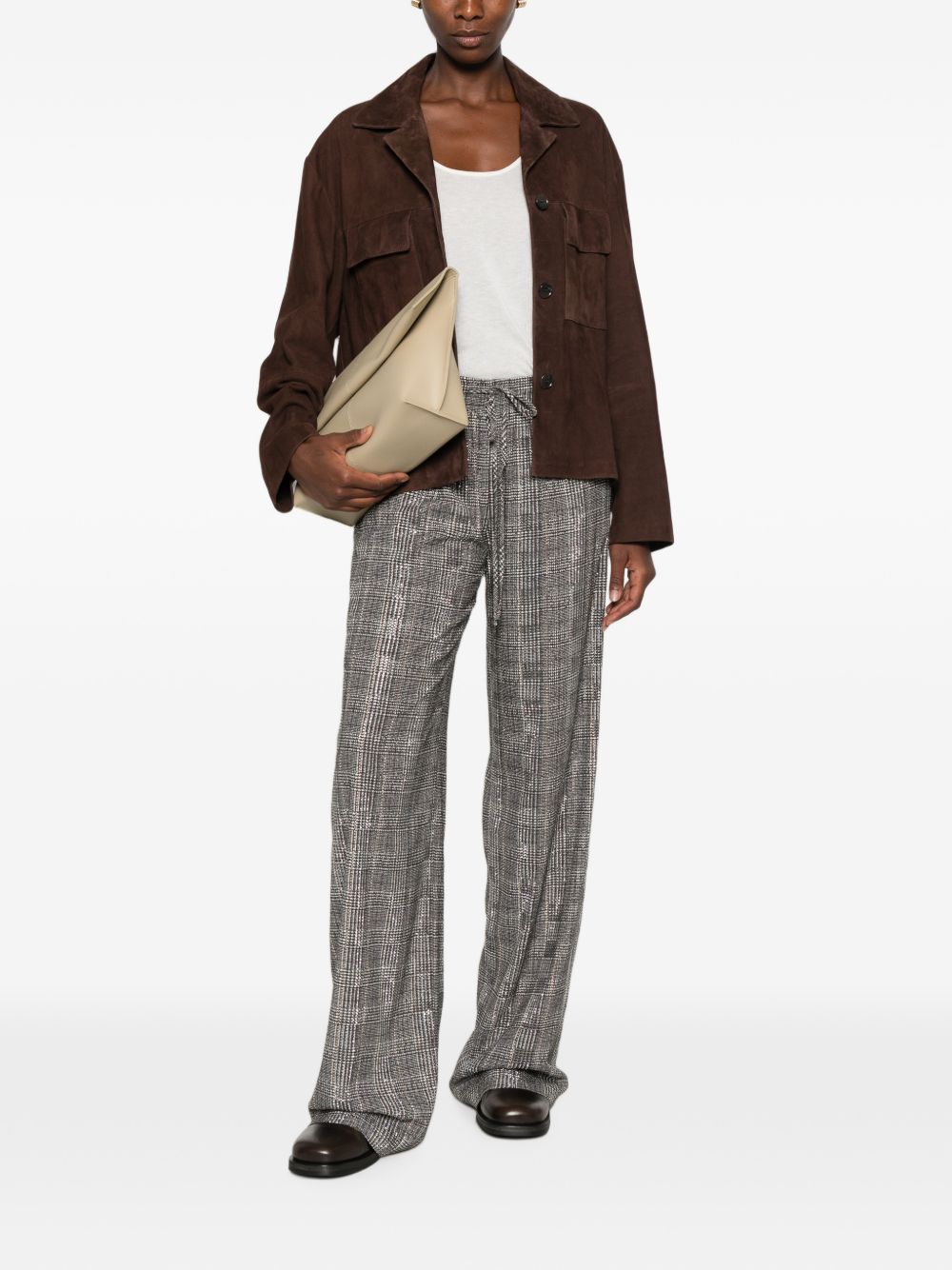 Ermanno Scervino Women Checked Trousers
