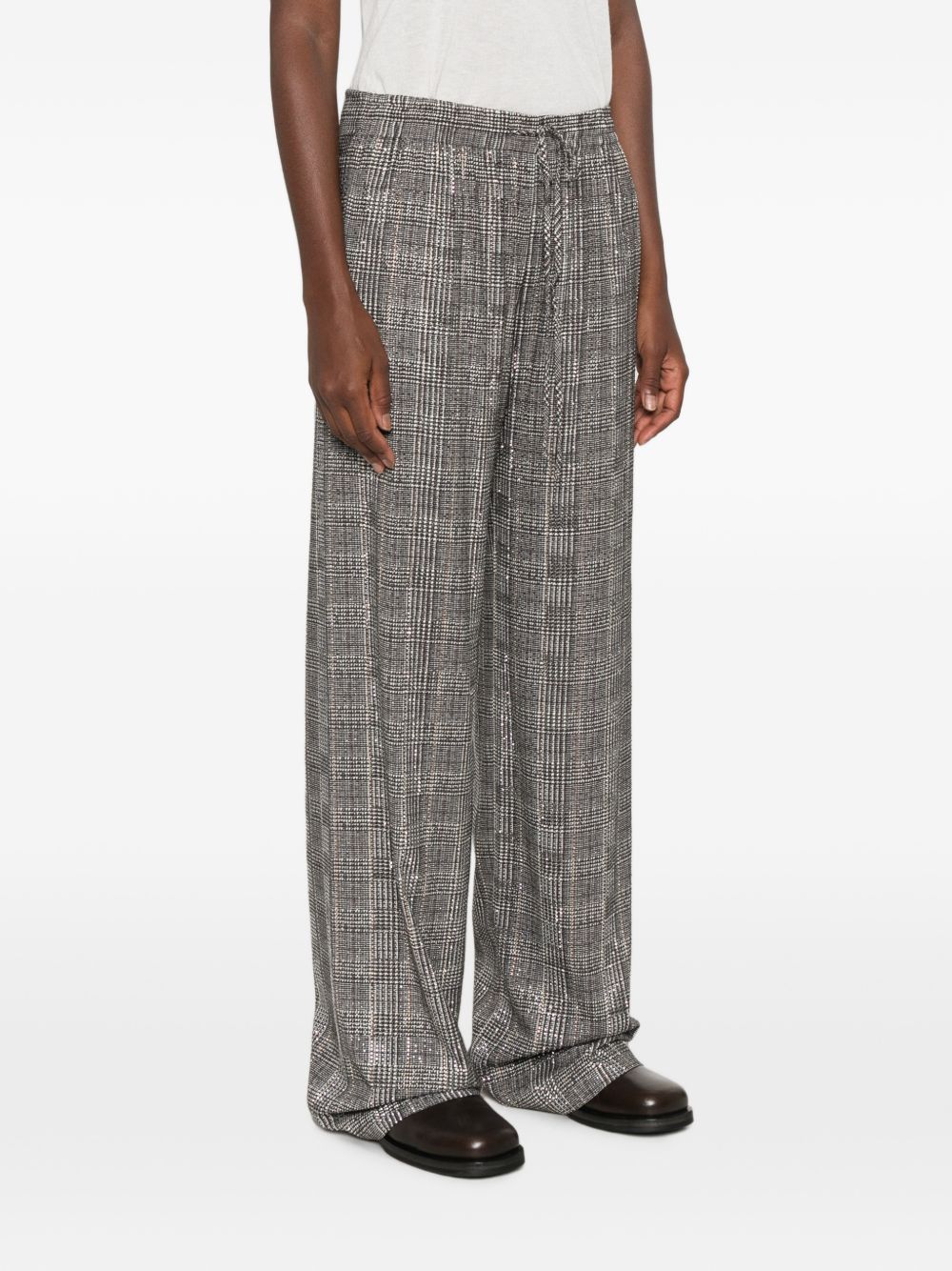 Ermanno Scervino Women Checked Trousers
