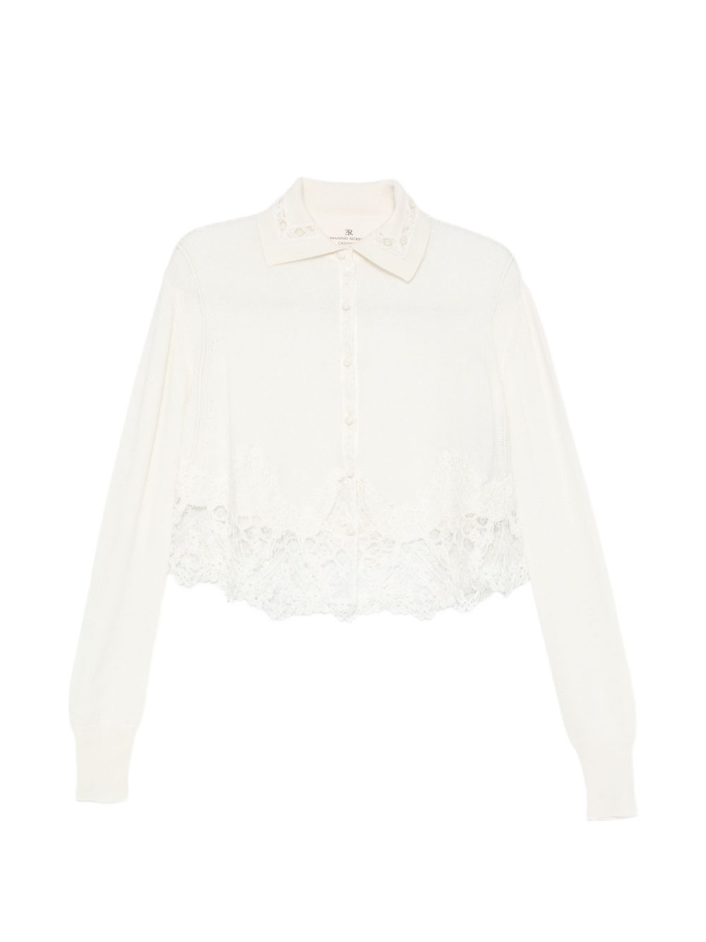 Ermanno Scervino Women Cashemre Lace Shirt