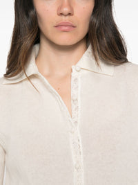Ermanno Scervino Women Cashemre Lace Shirt