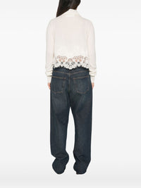 Ermanno Scervino Women Cashemre Lace Shirt