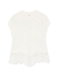 Ermanno Scervino Women Cashmere Lace Top