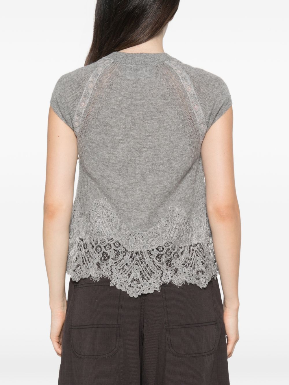 ERMANNO SCERVINO Ermanno Scervino Women Cashmere Lace Top
