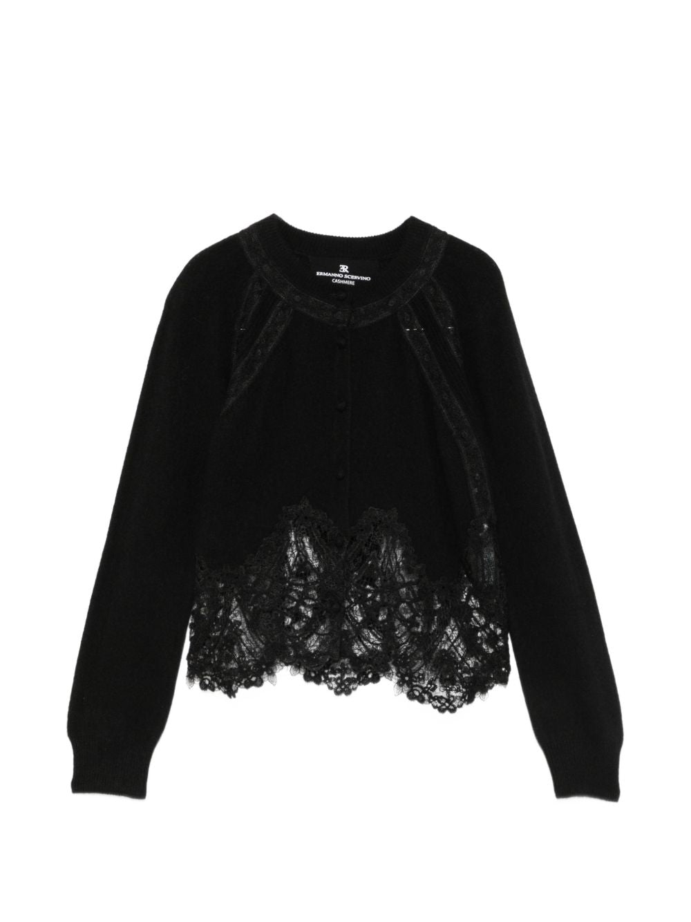 Ermanno Scervino Women Cashmere Lace Cardigan
