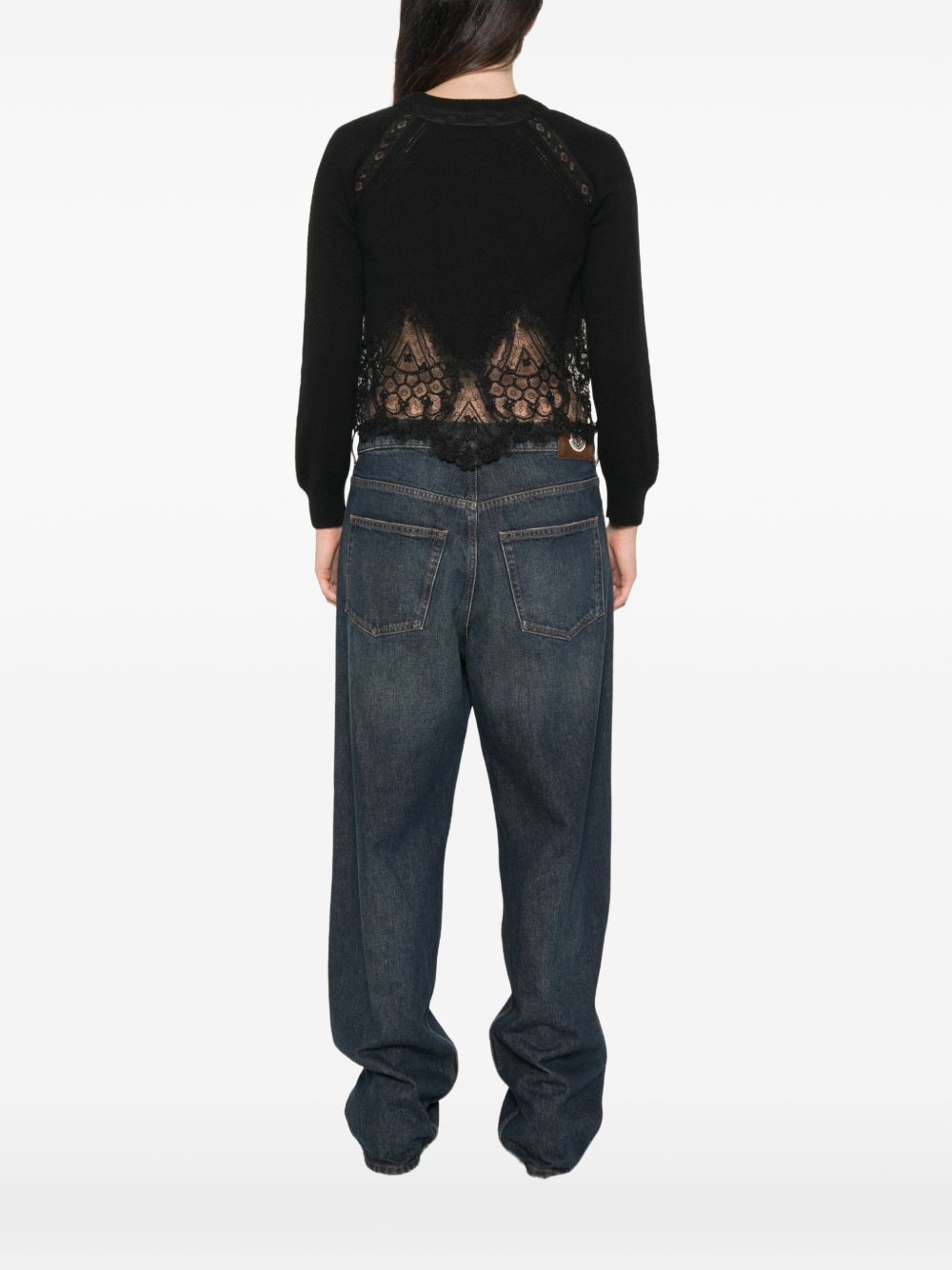 Ermanno Scervino Women Cashmere Lace Cardigan