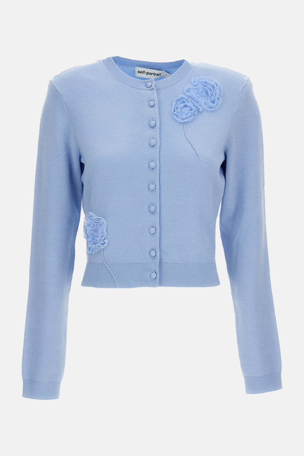 Self-Portrait Women Flower Knit Cardigan