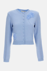 Self-Portrait Women Flower Knit Cardigan