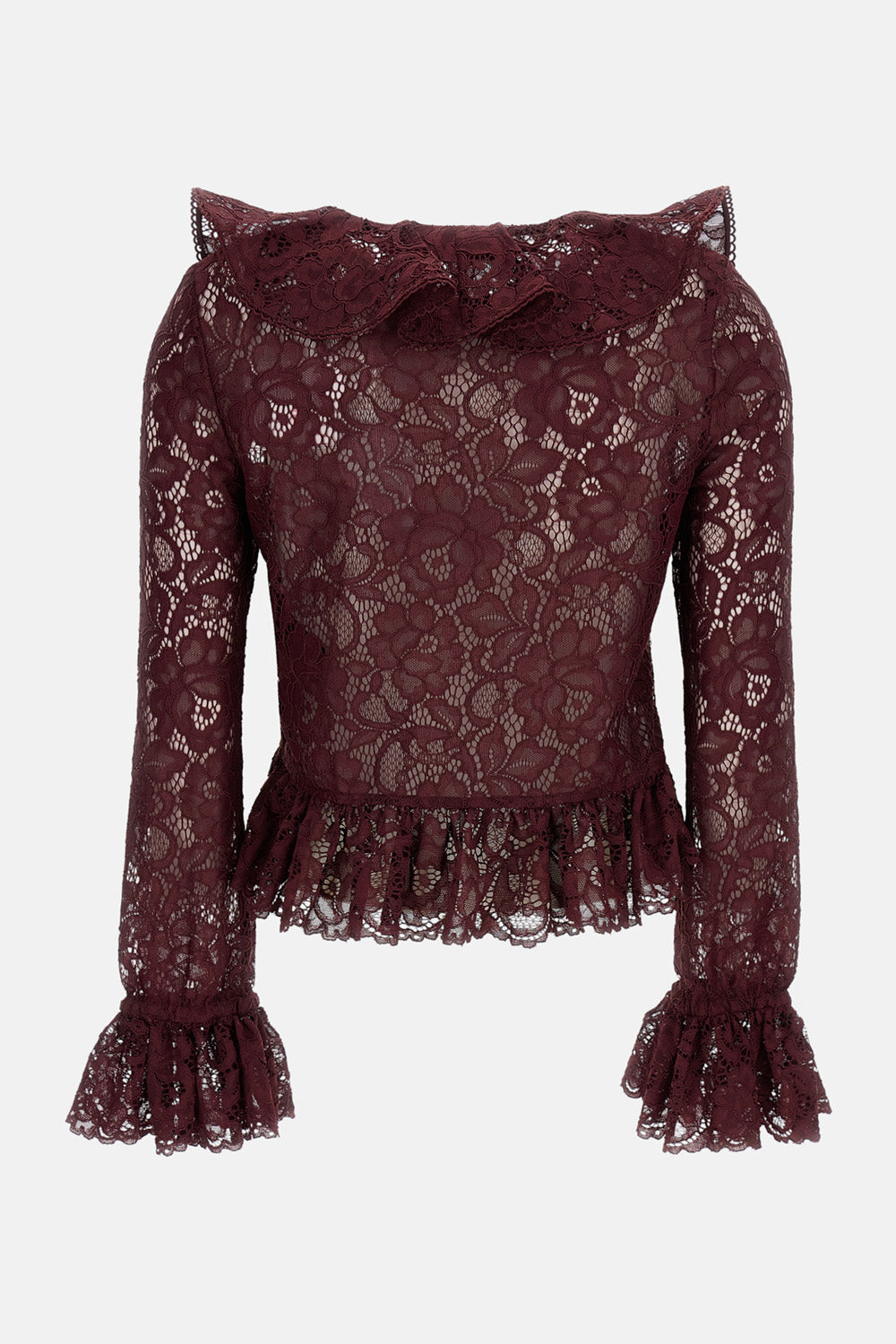Self-Portrait Self-Portrait Women Lace Ruffle Top