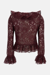 Self-Portrait Self-Portrait Women Lace Ruffle Top