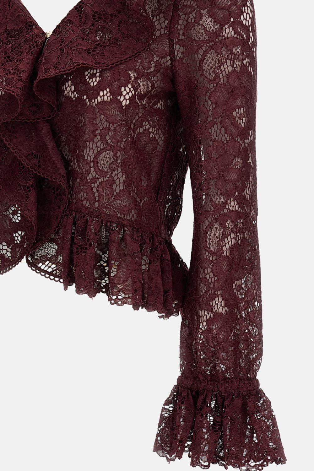 Self-Portrait Self-Portrait Women Lace Ruffle Top
