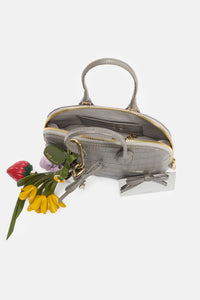 Self-Portrait Self-Portrait Women Croc Leather Toast Mini Bag