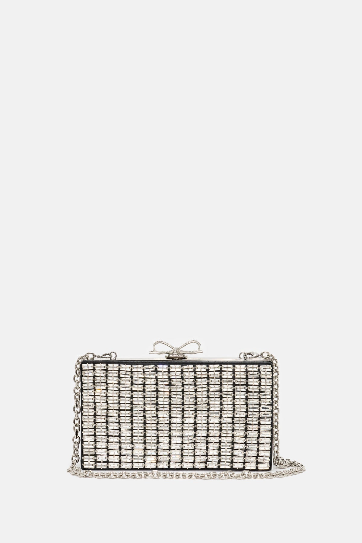 Self-Portrait Self-Portrait Women Silver Chainmail Clutch Bag