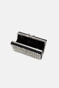 Self-Portrait Self-Portrait Women Silver Chainmail Clutch Bag