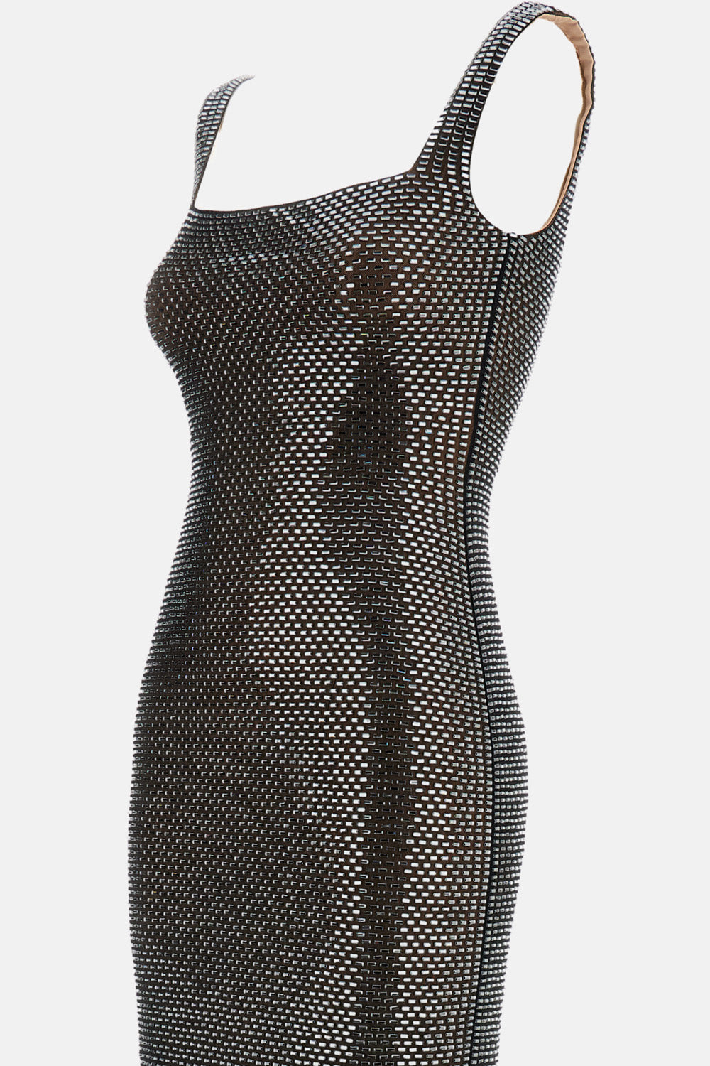 Self-Portrait Self-Portrait Women Rhinestone Square Neck Maxi Dress