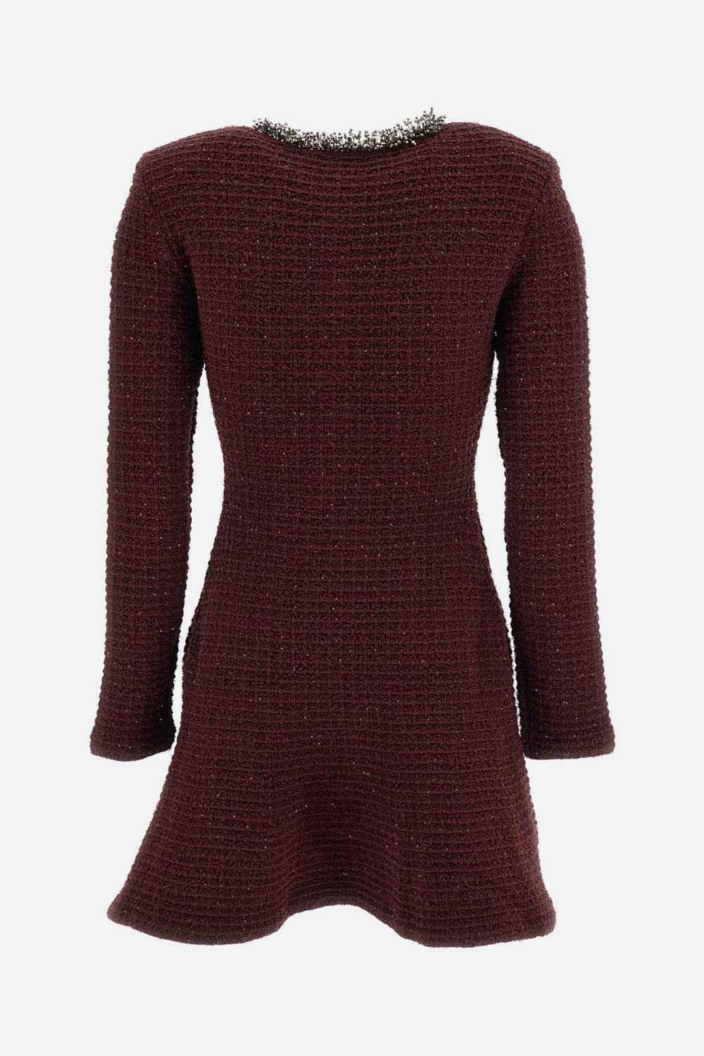 Self-Portrait Self-Portrait Women Textured Knit Embellished Mini Dress