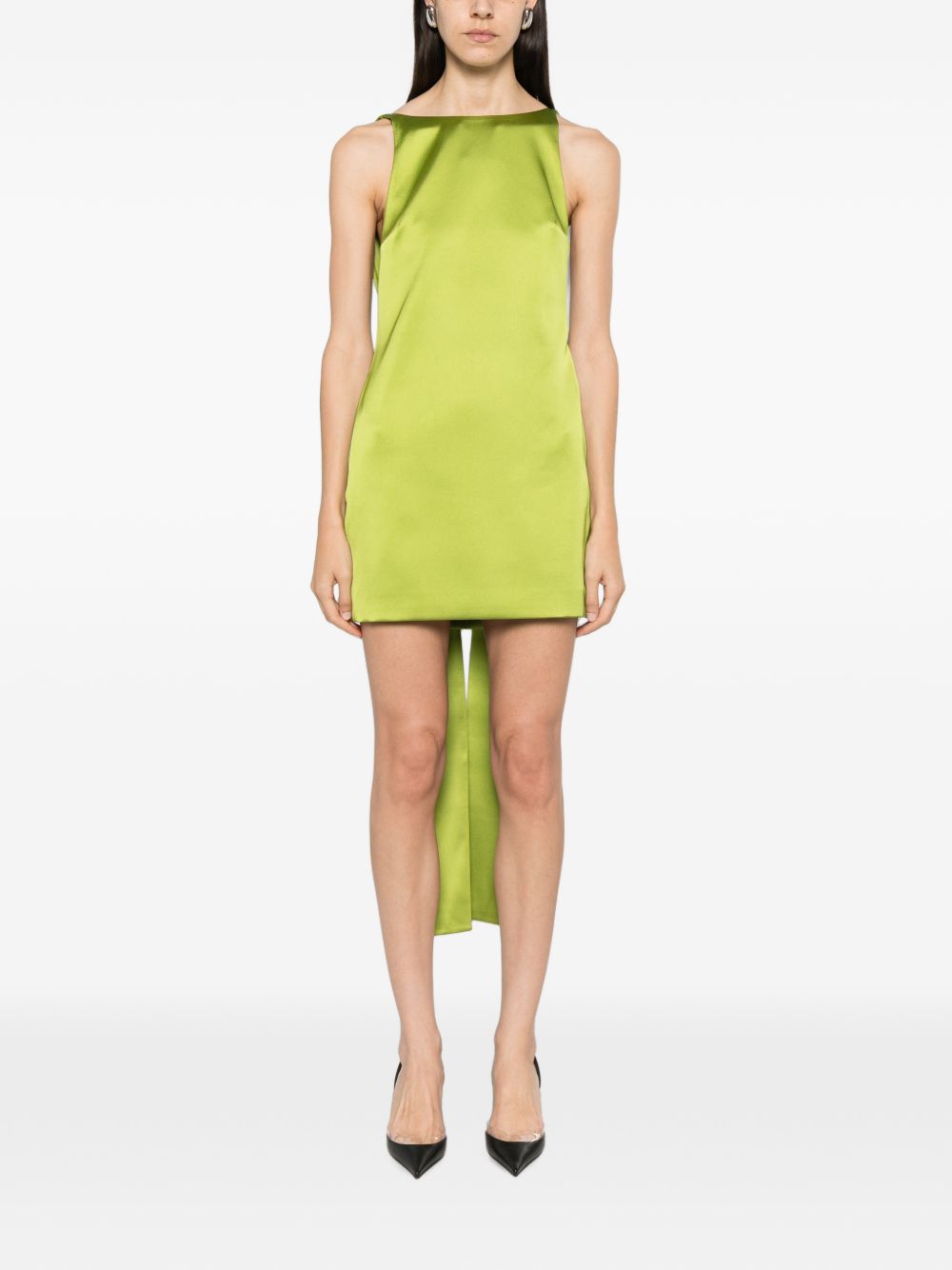 Self Portrait Women Satin Short Dress