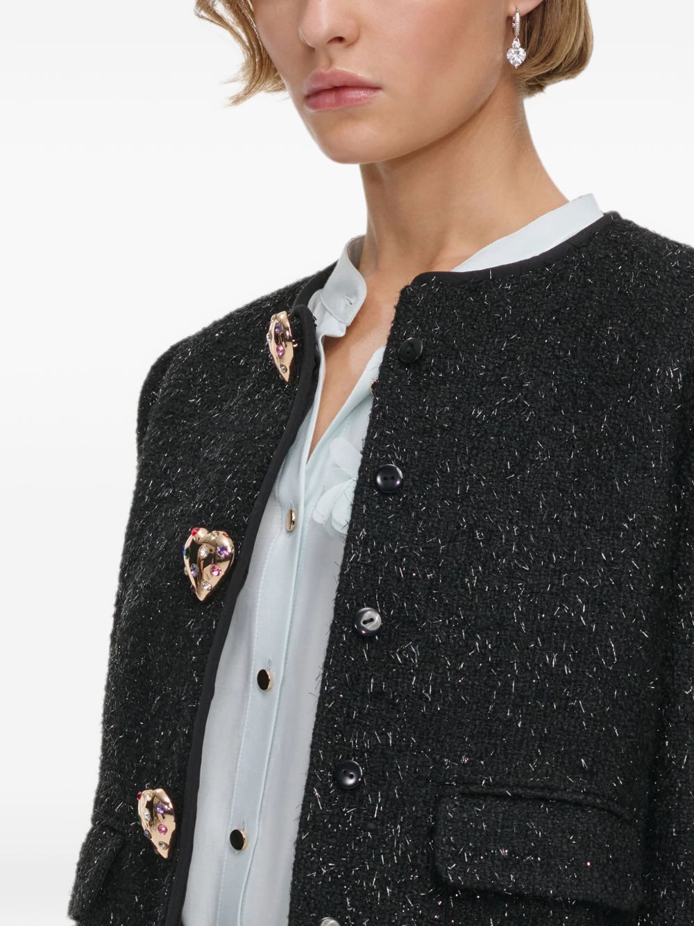Self Portrait Women Bouclé Jacket