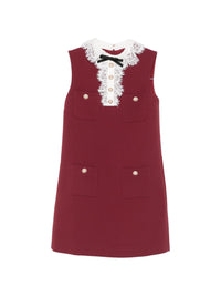SELF PORTRAIT Self Portrait Women Lace Collar Mini Dress