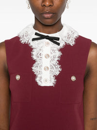 SELF PORTRAIT Self Portrait Women Lace Collar Mini Dress