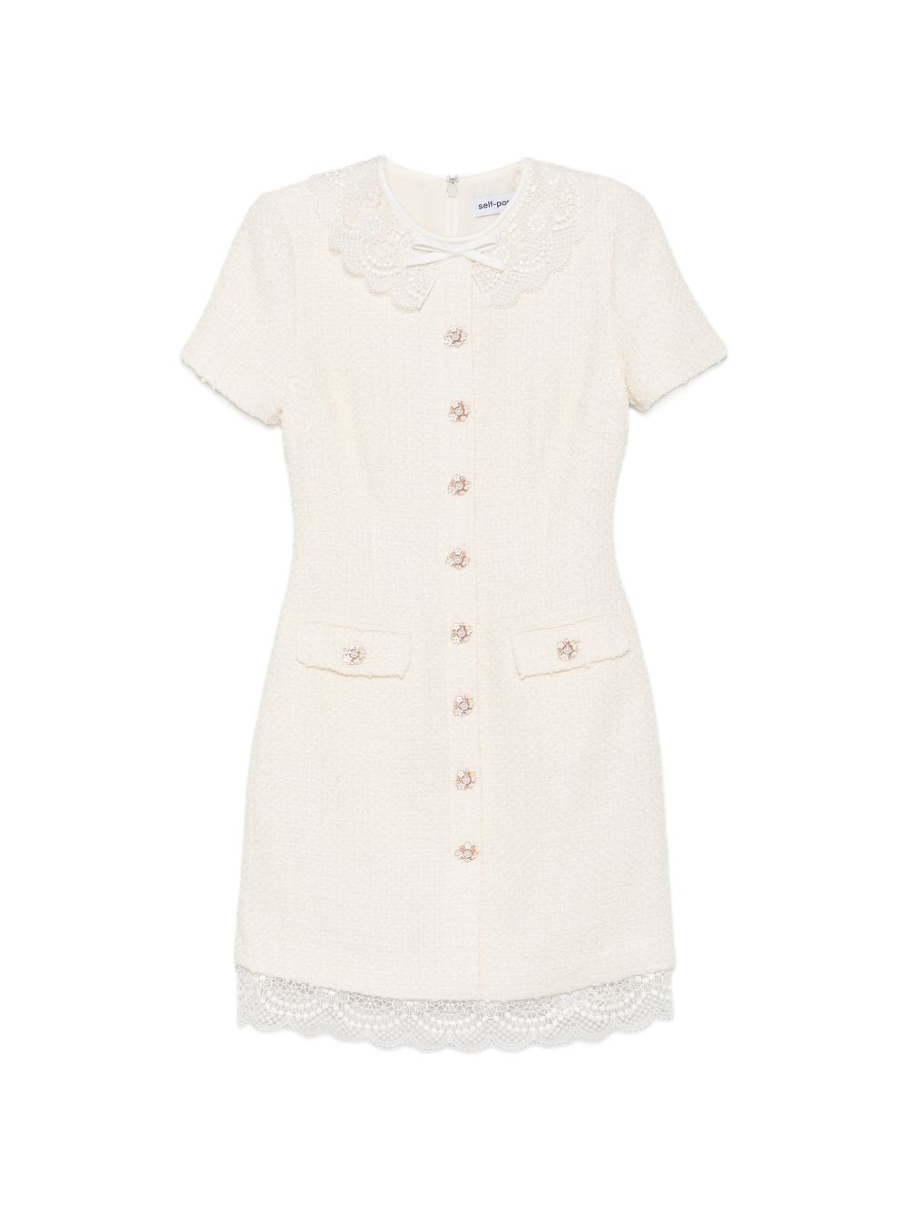SELF PORTRAIT Self Portrait Women Bouclé Mini Dress