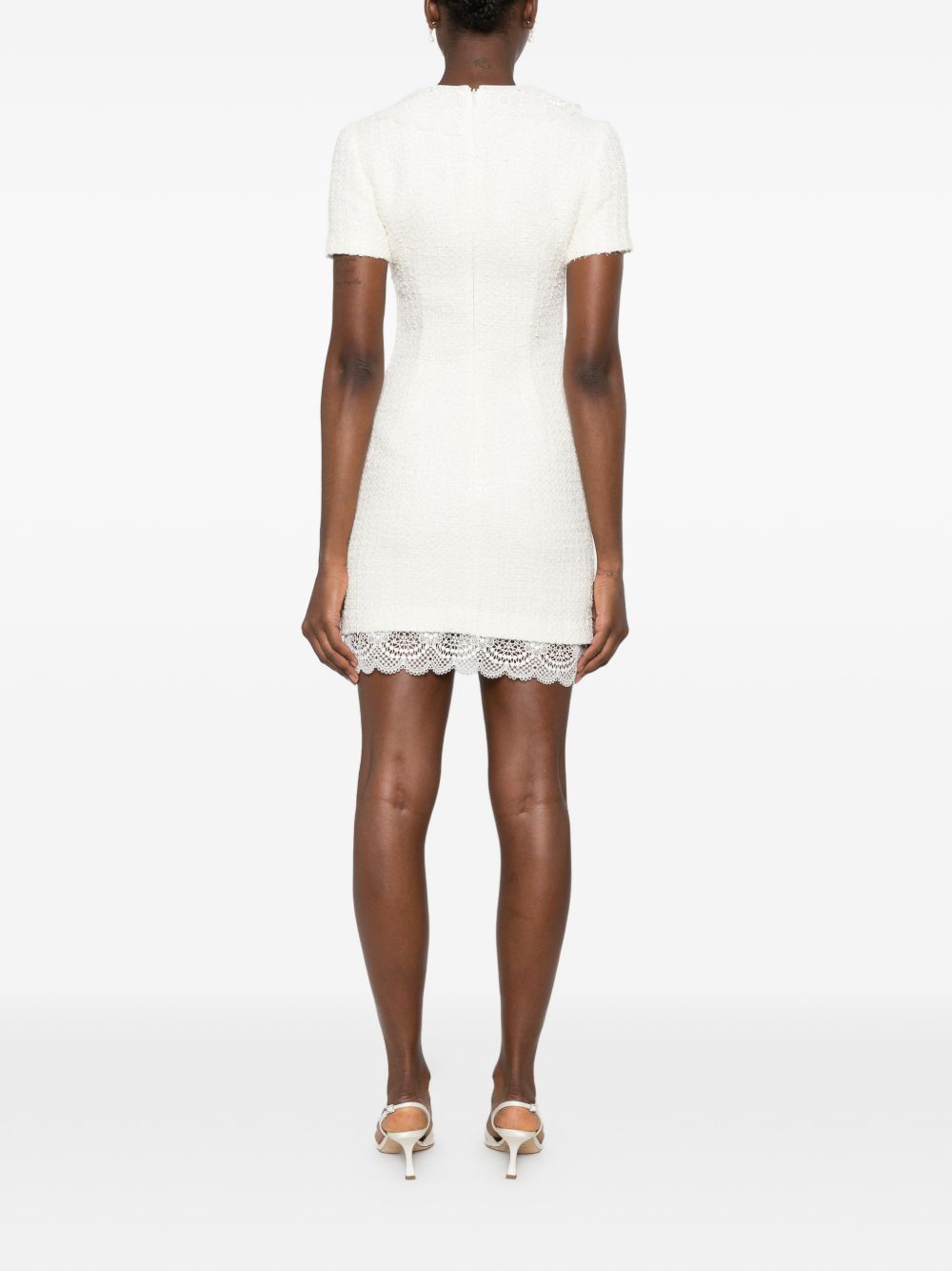 SELF PORTRAIT Self Portrait Women Bouclé Mini Dress