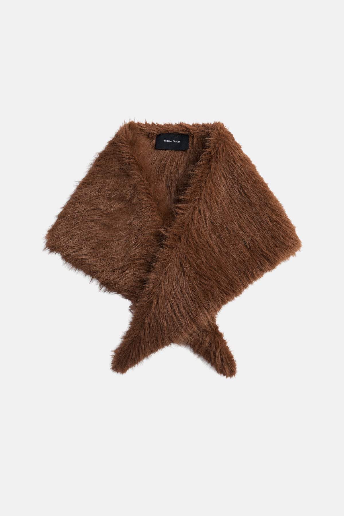 Simone Rocha Simone Rocha Women Faux Fur Neckerchief With Emb