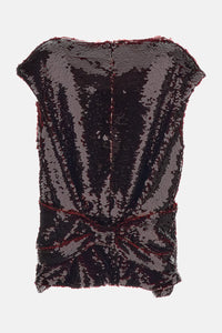 Simone Rocha Simone Rocha Women Boxy Peplum Bow Detail Top