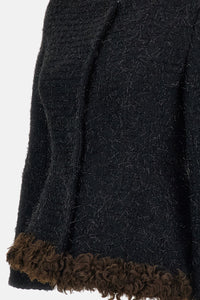 Simone Rocha Simone Rocha Women Round Sculpt Faux Fur Detail Bustle Jacket