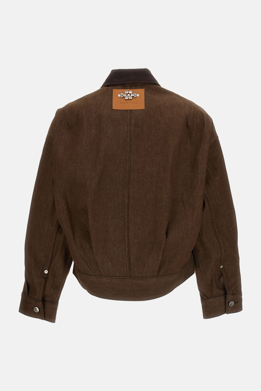 Simone Rocha Simone Rocha Women Cropped Utility Pocket Workwear Jacket W/ Emb