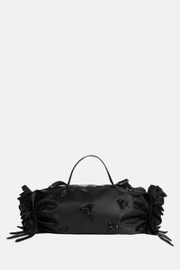 Simone Rocha Women Double Ribbon Rosette Bag With Turbo Emb