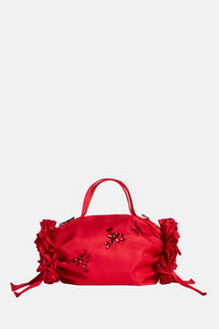 Simone Rocha Women Mini Double Ribbon Rosette Bag With Turbo Emb