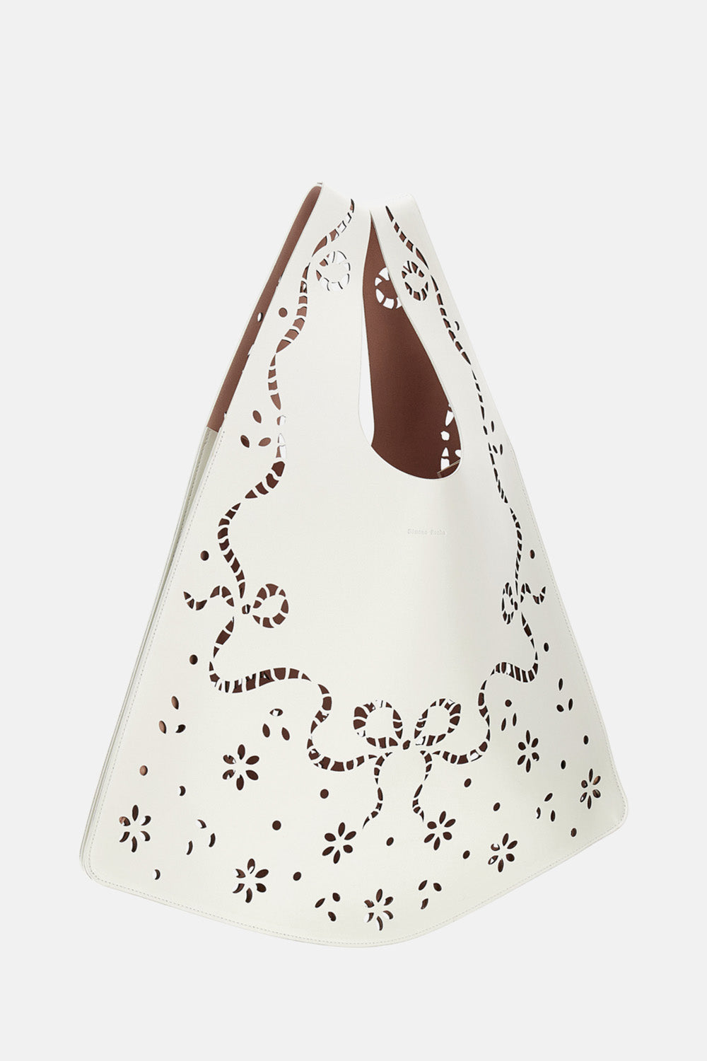 Simone Rocha Women Xl Lasercut Lace Shopper Bag