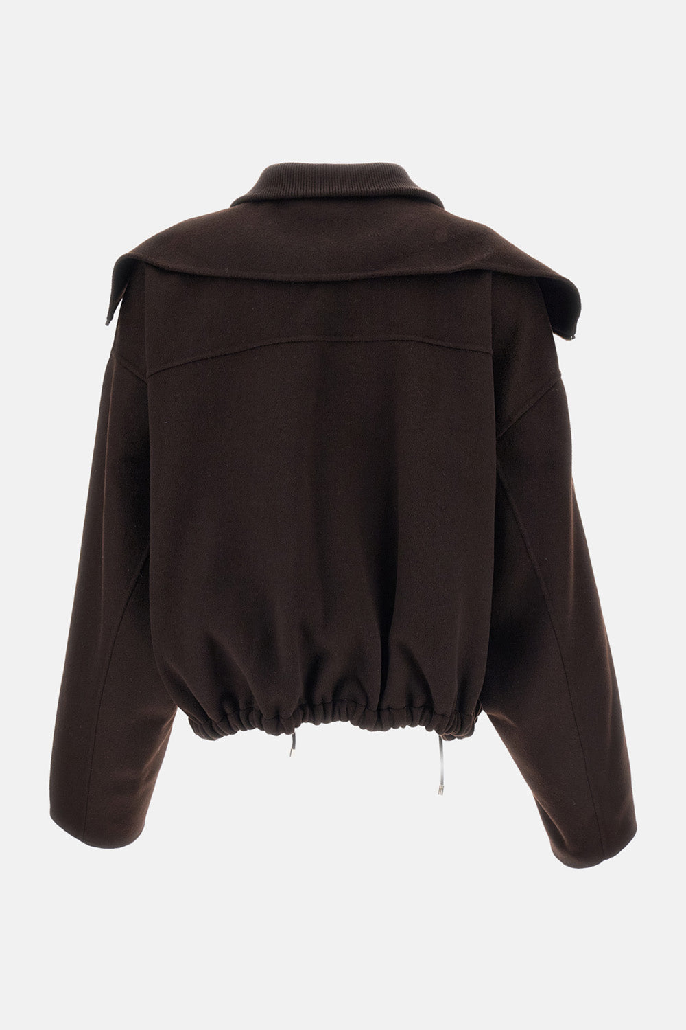Sportmax Sportmax Women Wool Bomber Jacket With Removable Bib