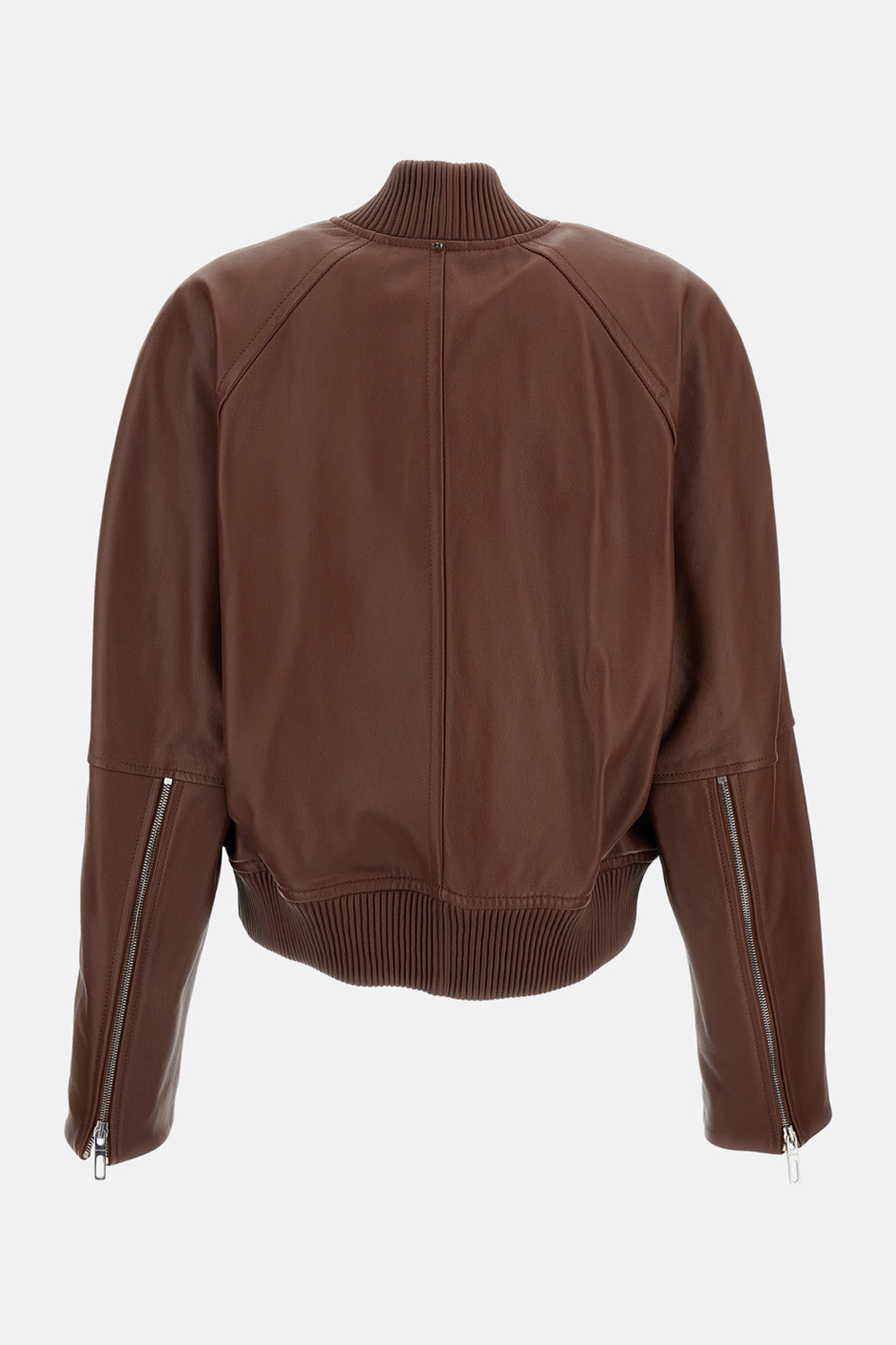 Sportmax Sportmax Women Nappa Leather Bomber Jacket