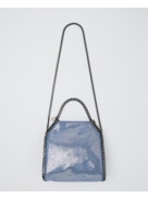 Stella McCartney Stella Mccartney Women Falabella Mini Tote Eco Shiny Dotted Chamois Bag