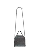 Stella Mccartney Women Falabella Tiny Tote Eco Shiny Dotted Chamois Bag