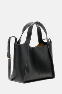 Stella Mccartney Women Logo Crossbody Tote Bag Eco Embossed Grainy Alter Mat