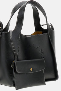 Stella Mccartney Women Logo Crossbody Tote Bag Eco Embossed Grainy Alter Mat