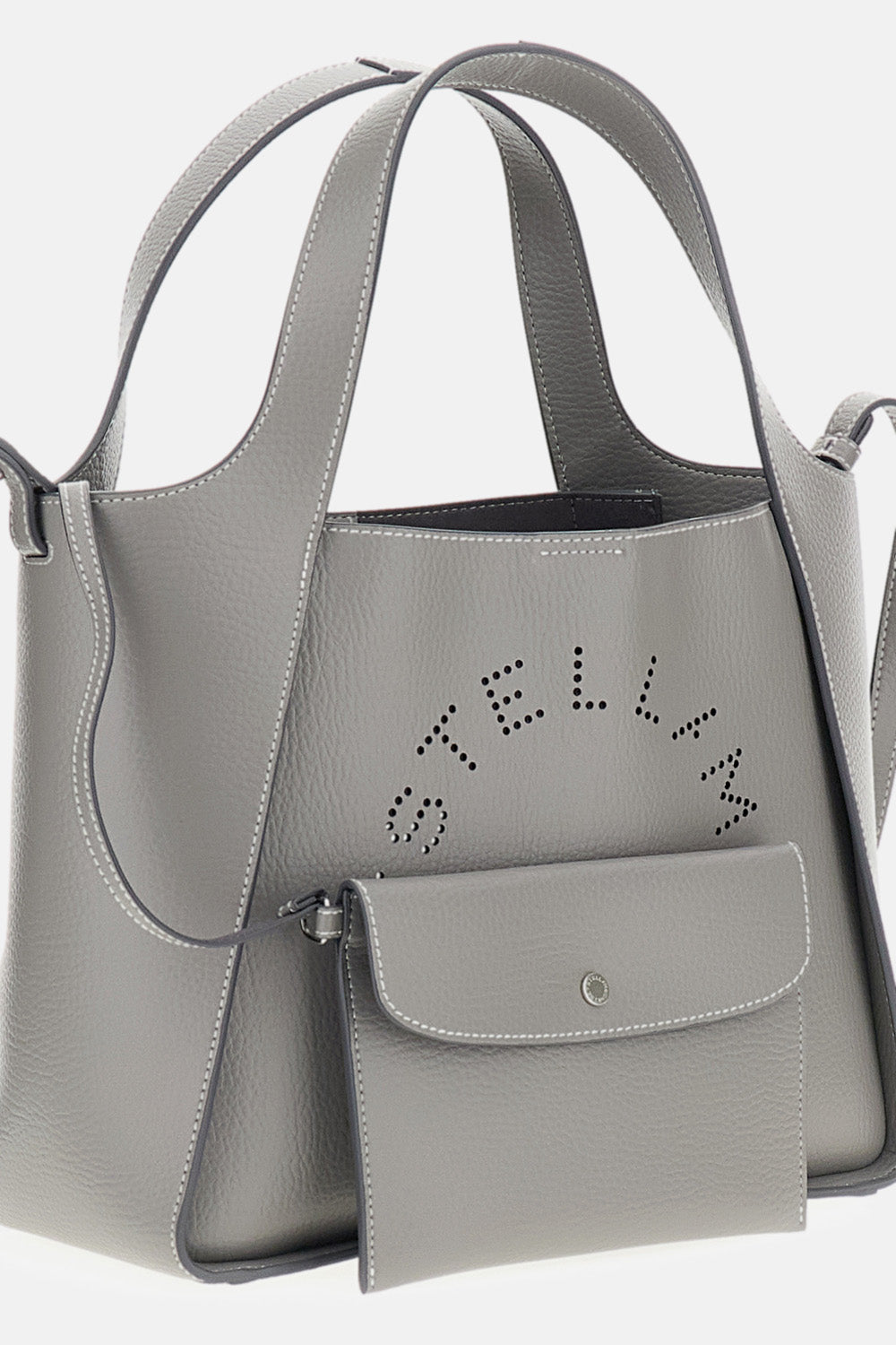 Stella McCartney Stella Mccartney Women Logo Crossbody Tote Bag Eco Embossed Grainy Alter Mat