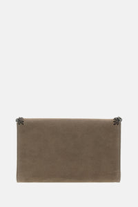 Stella McCartney Stella Mccartney Women Falabella Wallet With Chain Alter Suede Bag