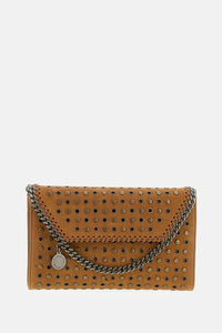 Stella McCartney Stella Mccartney Women Falabella Wallet W/ Chain Bag Alter Suede W/Studs &Amp; Eyelets