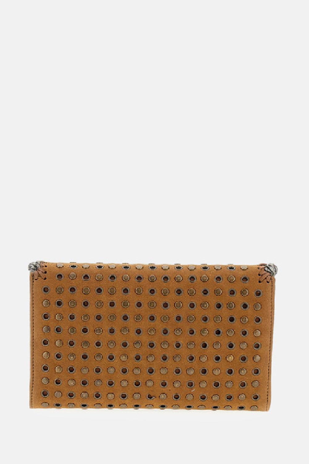 Stella McCartney Stella Mccartney Women Falabella Wallet W/ Chain Bag Alter Suede W/Studs &Amp; Eyelets