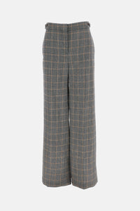 Stella McCartney Stella Mccartney Women Tailored Checked Slim Pants