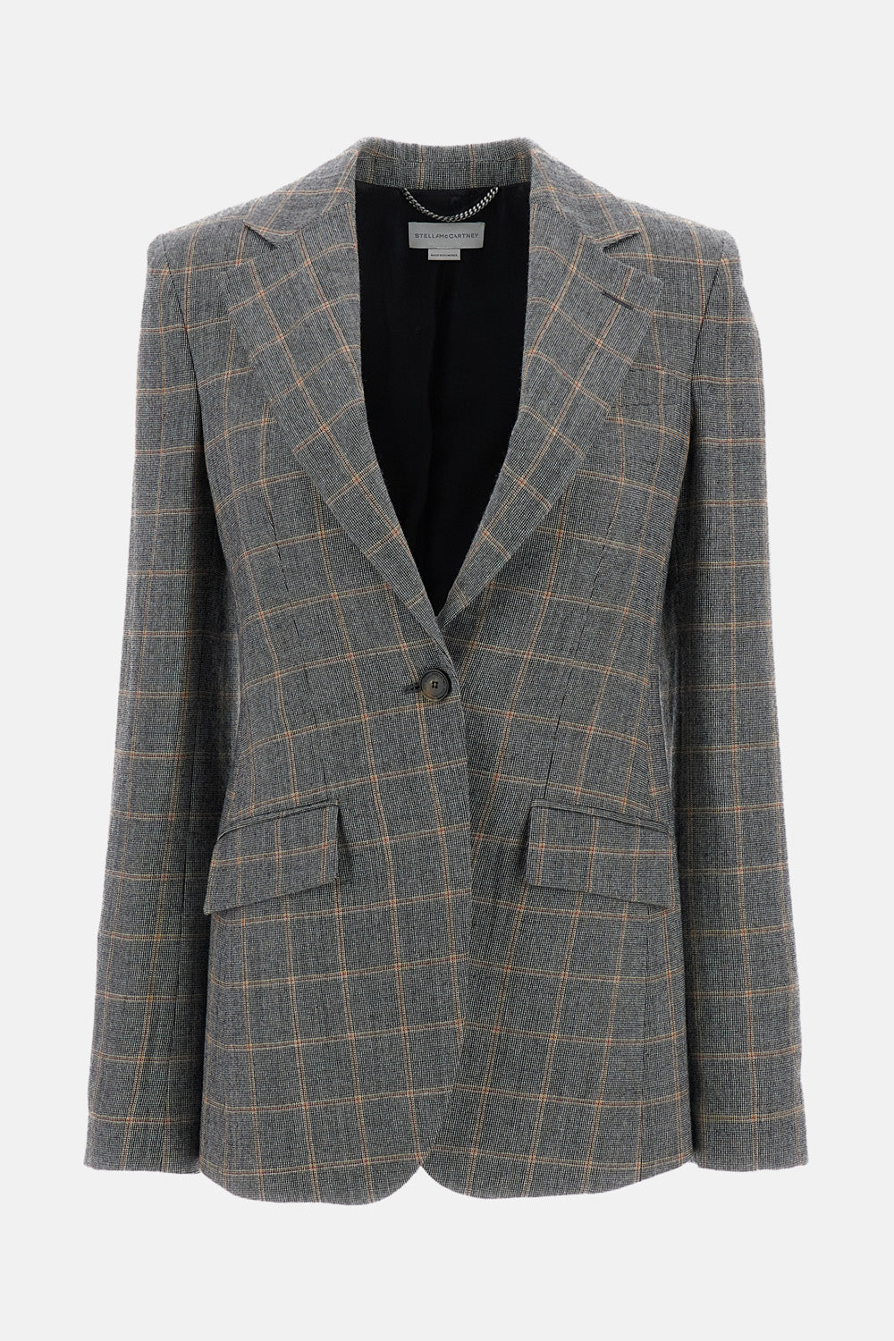 Stella McCartney Stella Mccartney Women Single Breasted Checked Blazer