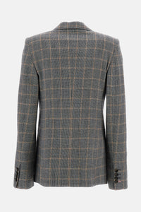 Stella McCartney Stella Mccartney Women Single Breasted Checked Blazer