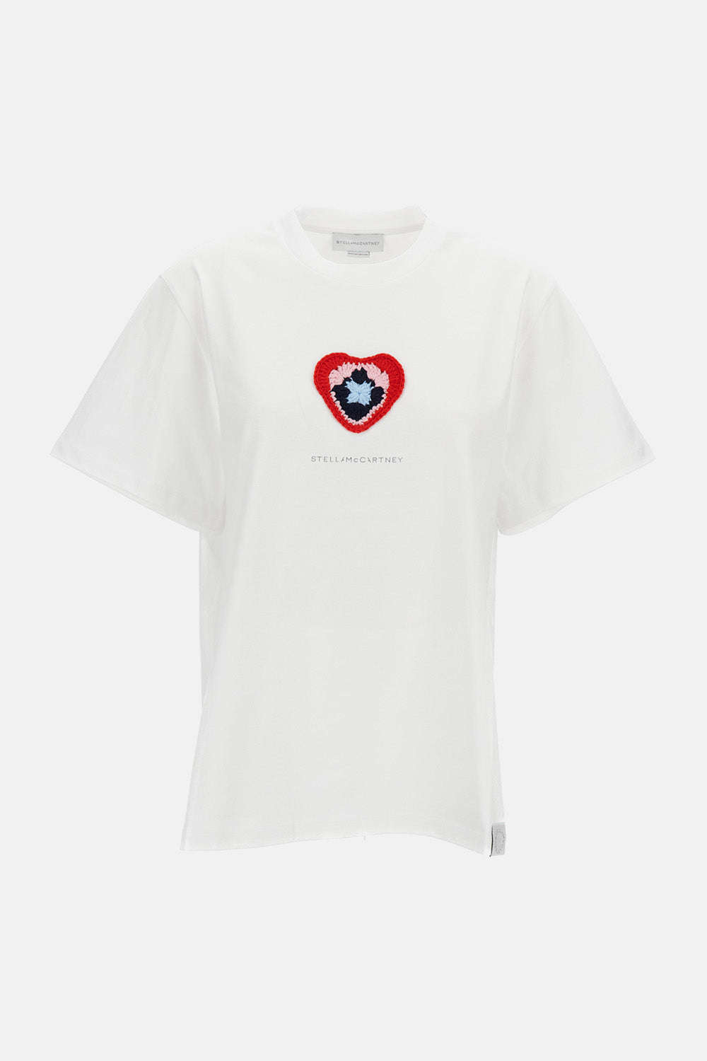 Stella McCartney Stella Mccartney Women Crochet Heart Boyfriend T-Shirt